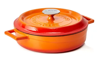 Image de LAVA - Cocotte en fonte émaillée avec couvercle, Ø 24 cm
