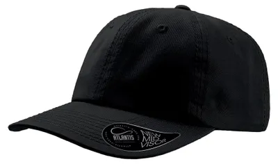Produktbild von Atlantis Dad Hat Baseballkappe mit 6 Paneelen LT911 (Einheitsgröße) (Schwarz)