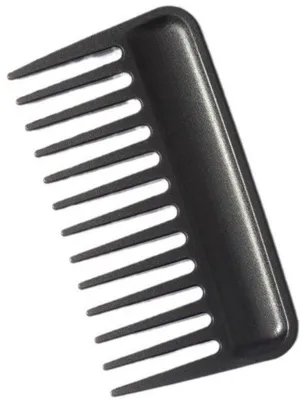 Imagen del producto de Peine rizadora portátil para cabello largo, corto, rizado y húmedo. Peine pequeño,  y antistático con dientes anchos