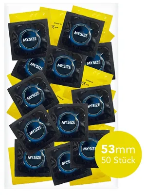 Produktbild von MY.SIZE 53mm Kondome, 50 Stück im Beutel, Präservativ, Kondome für Männer, condoms, Mysize Kondom reguläre Passform
