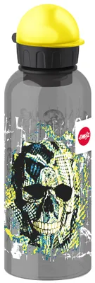 Produktbild von emsa TEENS Tritan Trinkflasche 0,6 Liter, Motiv Totenkopf