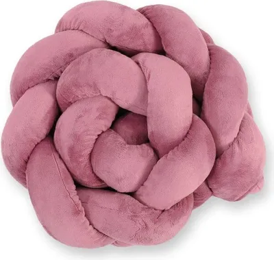 Obrázok produktu pre Pletený uzlový nárazník - ochrana koreňov - mäkký minky, bezpečný a dekoratívny, 180 cm