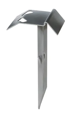 Produktbild von Alberts Auflaufstütze | zum Einschlagen oder Einbetonieren | feuerverzinkt | 125 x 47 mm