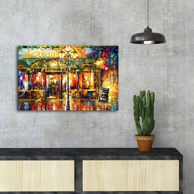 Obrázok produktu pre Wallity, FAMOUSART- CVT1476, farebná, maľba na plátne, 45 x 70 cm, 100% semišové plátno