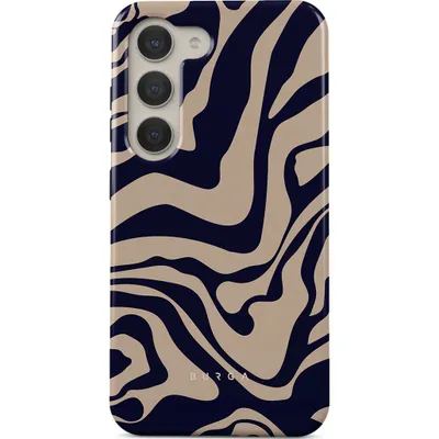 Produktbild von Schutzhülle für Galaxy S23, Burga Vigilant Tough, Beige und marineblau