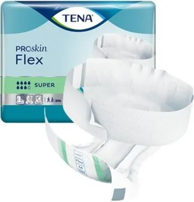 Produktbild von Vorlage m.Hüftbund TENA Flex,PROskin Super L(3x30Stk),