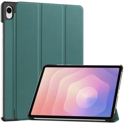Image de imoshion Bibliothèque pliante pour la Samsung Galaxy Tab S11 - Vert foncé