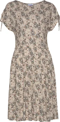 Produktbild von VIVANCE Jerseykleid beige-bedruckt Größe 44