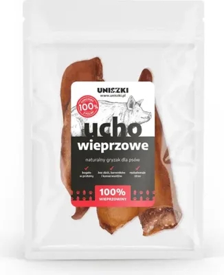 Produktbild von UNISZKI Schweineohr - Leckerli für Hunde - 2 Stück