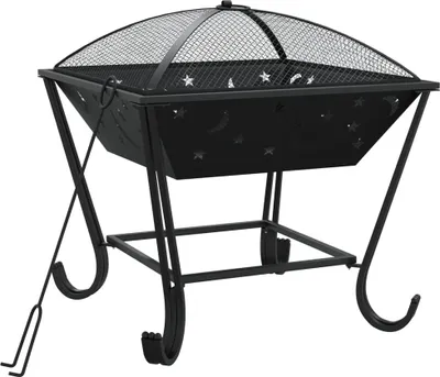 Obrázek produktu pro vidaXL Miska na oheň s pokrem 50 cm XXL Ocel