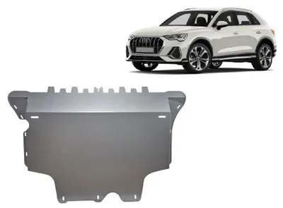 Obrázek produktu pro Hliníková ochrana spodní části vozidla pro motor a převodovku, určená pro Audi Q3 – modely z let 2018 až 2025