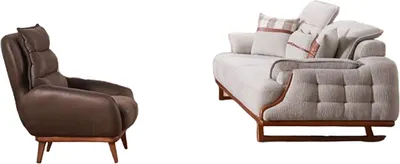 Produktbild von Sofa Polstergarnitur Wohnzimmer Garnitur Sessel Couchgarnitur Polsterset Couch