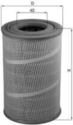 Image de MAHLE ORIGINAL Filtre à air LX 560/1