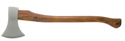 Image de STUBAI Hache de nettoyage en look inox avec protection du manche en laiton | 1200 g poids de la tête | Hache en acier avec manche en bois, petite hache pour travaux forestiers, hache à fendre, hache universelle, hache de loisirs
