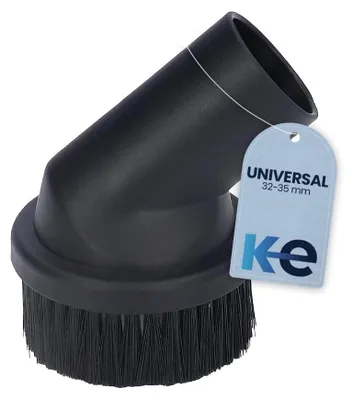 Produktbild von Rundbürste Staubsaugerbürste Universalbürste - Durchmesser 32 - 35 mm - Schwarz