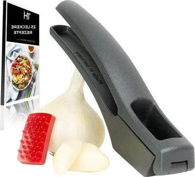 Produktbild von Knoblauchpresse - Praktische Knoblauchhobel - Leicht zu bedienende Knoblauchpresse