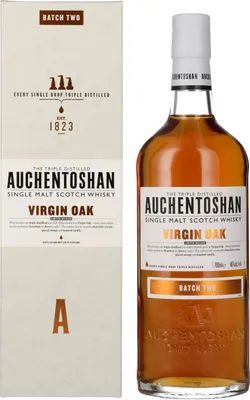 Produktbild von Auchentoshan VIRGIN OAK Single Malt Limited Release BATCH TWO 46% Vol. 0,7l in Geschenkbox