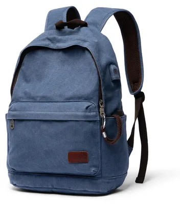 Image de Sac à dos en toile pour ordinateurs portables jusqu'à 15,6 pouces, avec un design léger