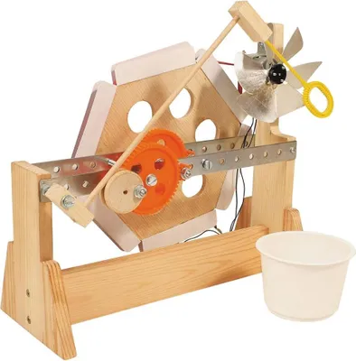 Produktbild von matches21 Seifenblasen-Maschine Seifenblasenautomat Bausatz f. Kinder Werkset Bastelset ab 12 Jahren