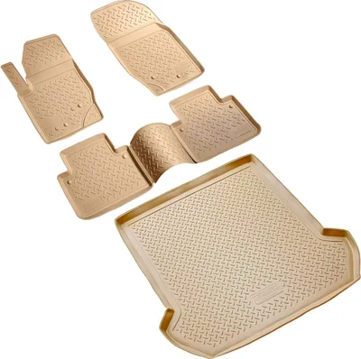 Produktbild von Fußmatten & Kofferraumwanne Set passend für  Volvo XC90 I | 2002-2014 | 5 Sitze