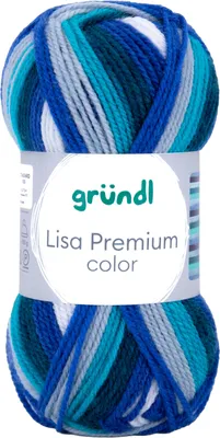 Produktbild von Gründl Lisa Premium Color Strickgarn 133m 50g