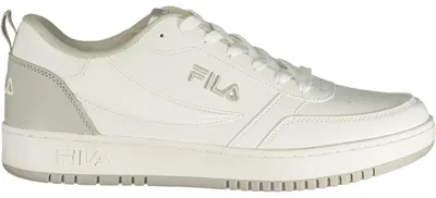 Immagine prodotto di Elegante scarpa sportiva da uomo bianca con dettagli grigi e ricami