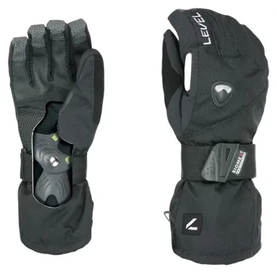 Obrázok produktu pre Lyžiarske rukavice LEVEL Fly Black - pánske, veľkosť:8