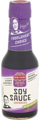 Zdjęcie produktu dla Go-Tan Sojasaus 145 ml – Pikantny, aromatyczny sos sojowy do sushi i woka