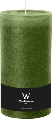 Produktbild von Wiedemann Marble Rustik Kerzen, Stumpenkerzen,  Olive 190 x Ø 98 mm