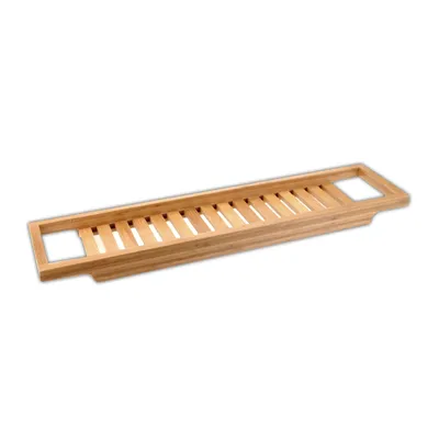 Produktbild von Bambus Badewannenablage Wannenablage 64 x 15 cm Badewannenbrett Wannenbrücke Badewannenauflage Badewannenbrücke Badewannentablett