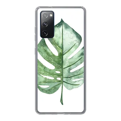 Produktbild von MuchoWow® Handyhülle Schutzhülle Hülle für Samsung Galaxy S20 FE Aquarell - Monstera - Blatt Silikon Softcase Handy Hülle - Abdeckung