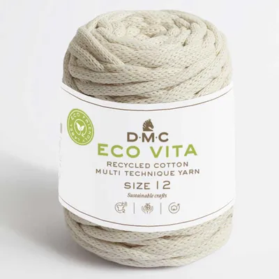 Image de Fil DMC Eco Vita-12 (4 mm) composé à 80 % de coton et à 20 % de polyester. (Couleur 31)