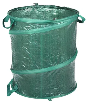 Obrázok produktu pre Záhradné vrece Dehner pop-up, Ø 50 cm, 120 l, polyetylén, zelené