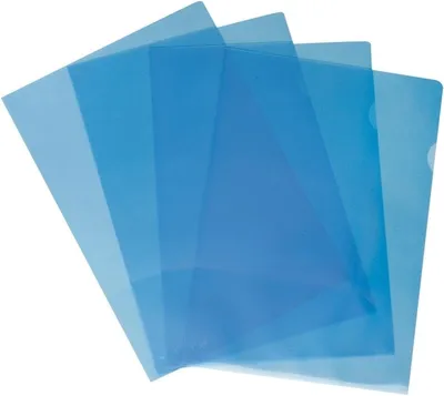 Produktbild von Soennecken Sichthülle 1514 DIN A4 PP blau 100 St./Pack.