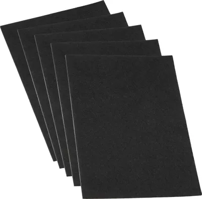 Produktbild von Adsamm® | 10 x selbstklebende Filzplatte | 200x300 mm | Schwarz | rechteckig | 3.5 mm starker Filzzuschnitt in von Adsamm®