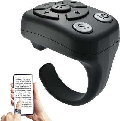Image de Télécommande cliquable - Télécommande pour téléphone (avec contrôle par le pouce) - Interaction vidéo - Contrôle multimédia sans fil
