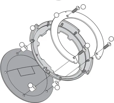 Immagine prodotto di Flangia serbatoio Tanklock/TanklockED GIVI BF05