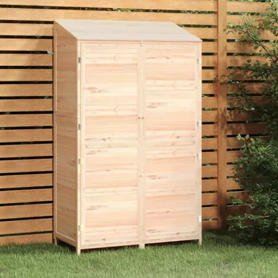 Produktbild von "Spring Sale"Geräteschuppen - elegantes Design - Geräteschuppen/Gartenschrank - 102x52x174,5cm Massivholz Tanne Promotion546327 - Geräteschuppen