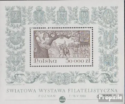 Produktbild von Briefmarken Polen 1993 Mi Block122A (kompl.Ausg.) gestempelt Nullo