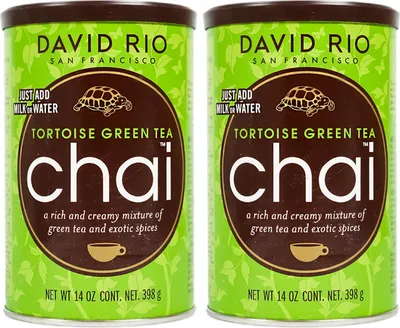Produktbild von ---David Rio Tortoise Green Tea Chai 2x398g