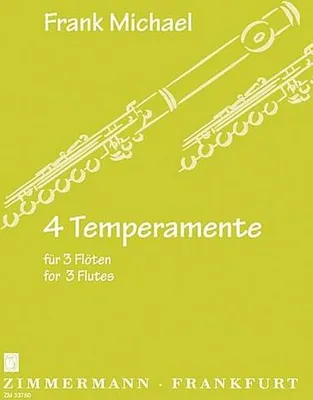Produktbild von 4 Temperamentefür 3 Flöten