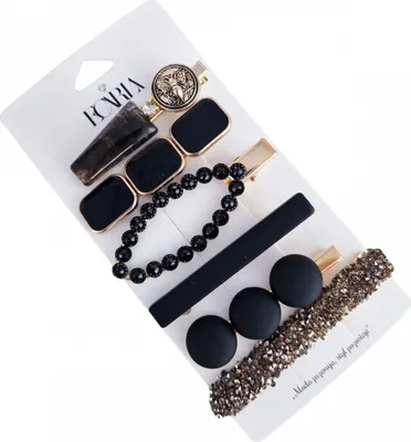 Produktbild von Satz von 6 dekorierten eleganten Haarspangen sp255cz.