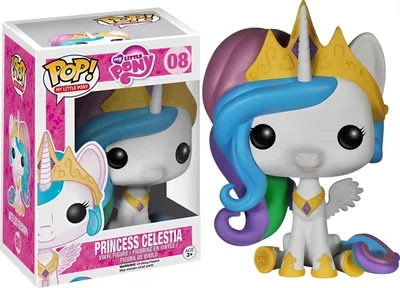 Produktbild von FUNKO WACKELKOPF POP CULTURE MY LITTLE PONY PRINZESSIN CELESTIA FIGUR NEU!  Funko