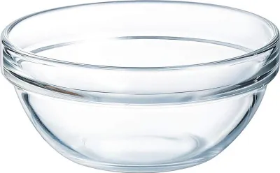 Zdjęcie produktu dla Zestaw 6 szklanych misek do gotowania - szkło hartowane 340 ml