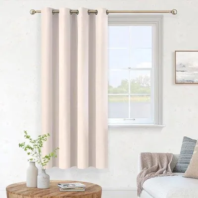 Produktbild von Famanu Verdunkelungsgardine Beige - 140 x 160 cm - Thermo- und Schallschutz