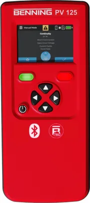 Obrázek produktu pro Benning PV instalační tester, 1500 V, 25 A, paměť naměřených hodnot, Bluetooth, OTA, 1 ks.