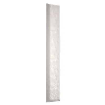 A single cream-colored upholstered wall panel stands upright against a white background.