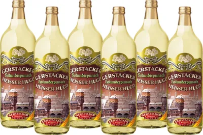 Produktbild von Gerstacker Holunderpunsch Heisser Hugo (6x1l)