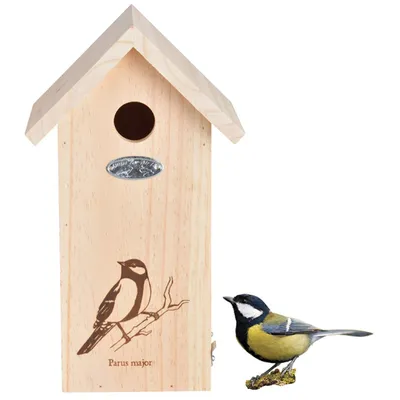 Produktbild von Esschert Design Kohlmeisenkasten mit Silhouette; NK66