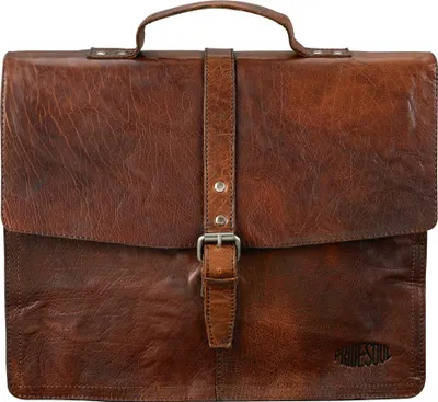 Produktbild von Pride & Soul Aktentasche Jayden 47183 8x37x30cm Leder braun